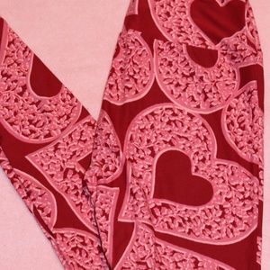 NEW OS One Size VDAY LuLaRoe Leggings